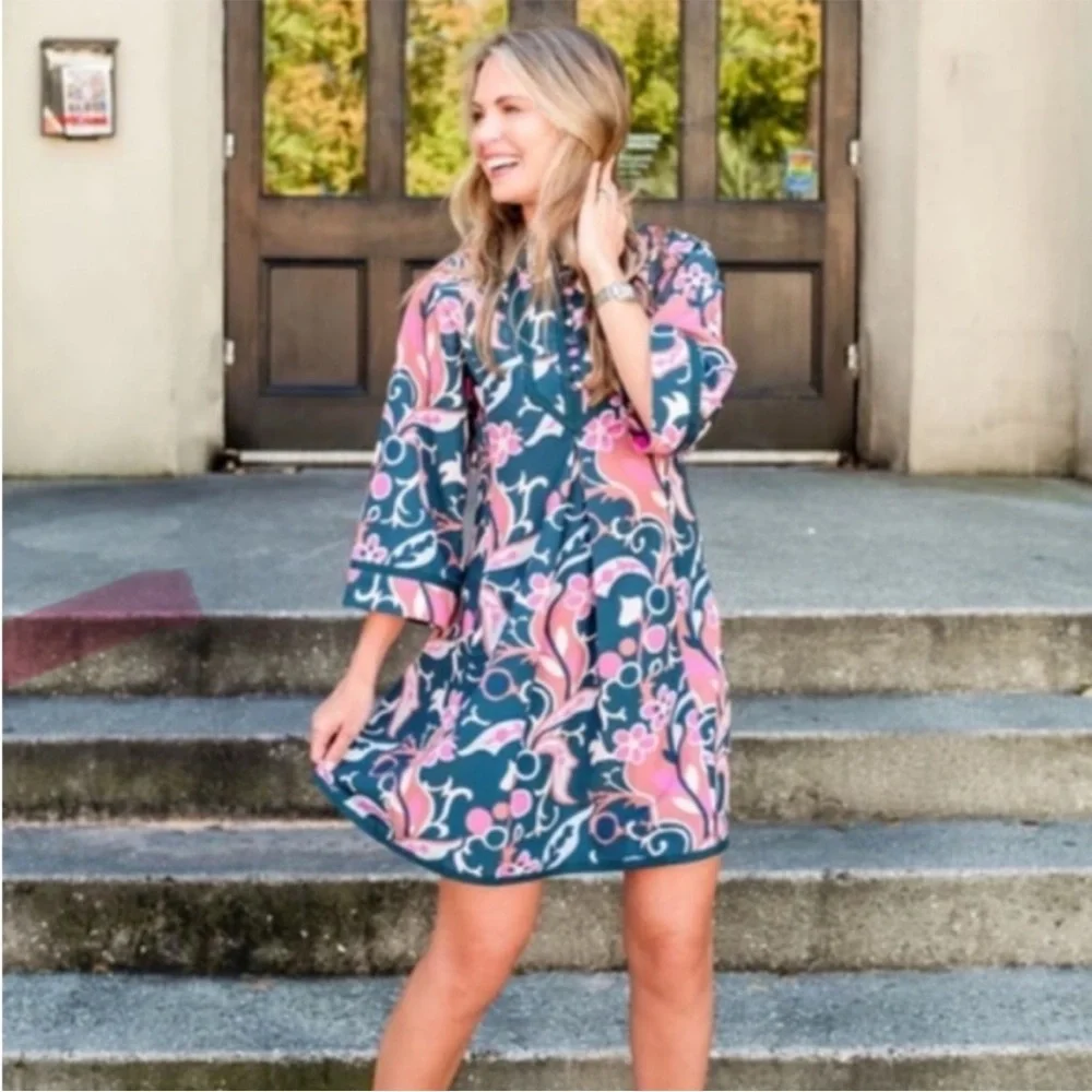 Tuckernuck x Cameran Eubanks Wimberly Magnolia Chintz Indre Dress NWT Size Small - Picture 13 of 13